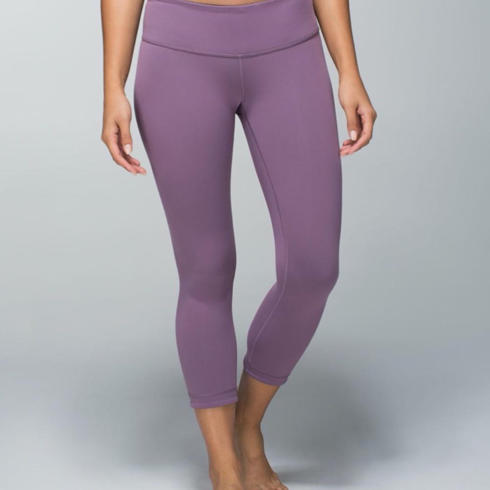 Lululemon Wunder Under Crop (Reversible)